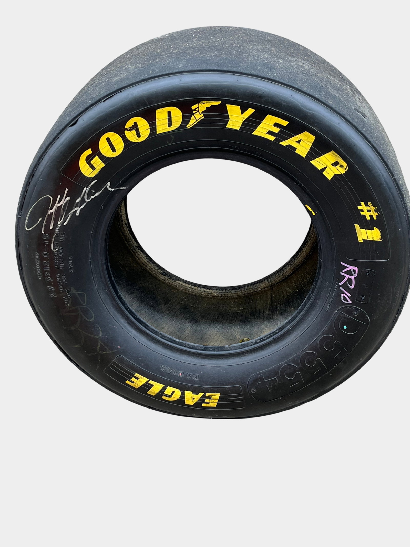 Jeff Gordon Signed Race-Used Goodyear Eagle Racing Tire Hendrick Motorsports 1995 (1 of 11)