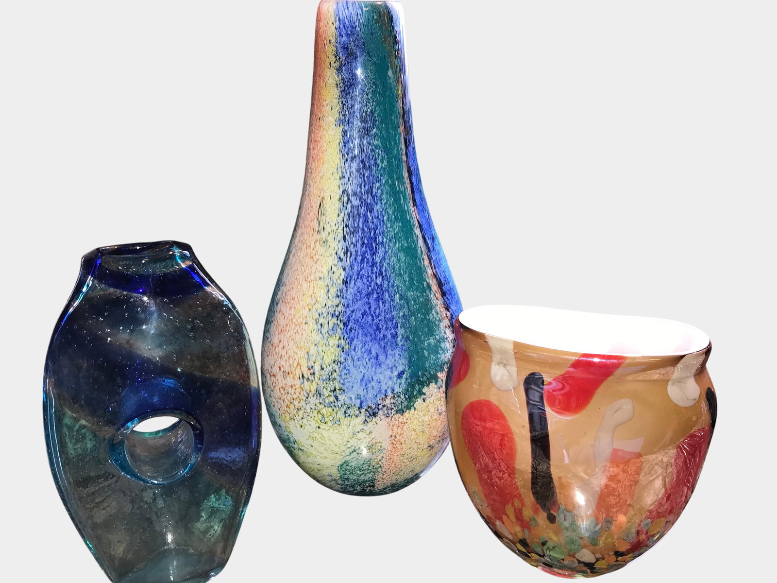 Contemporary Art Glass Vases (3) (1 of 6)