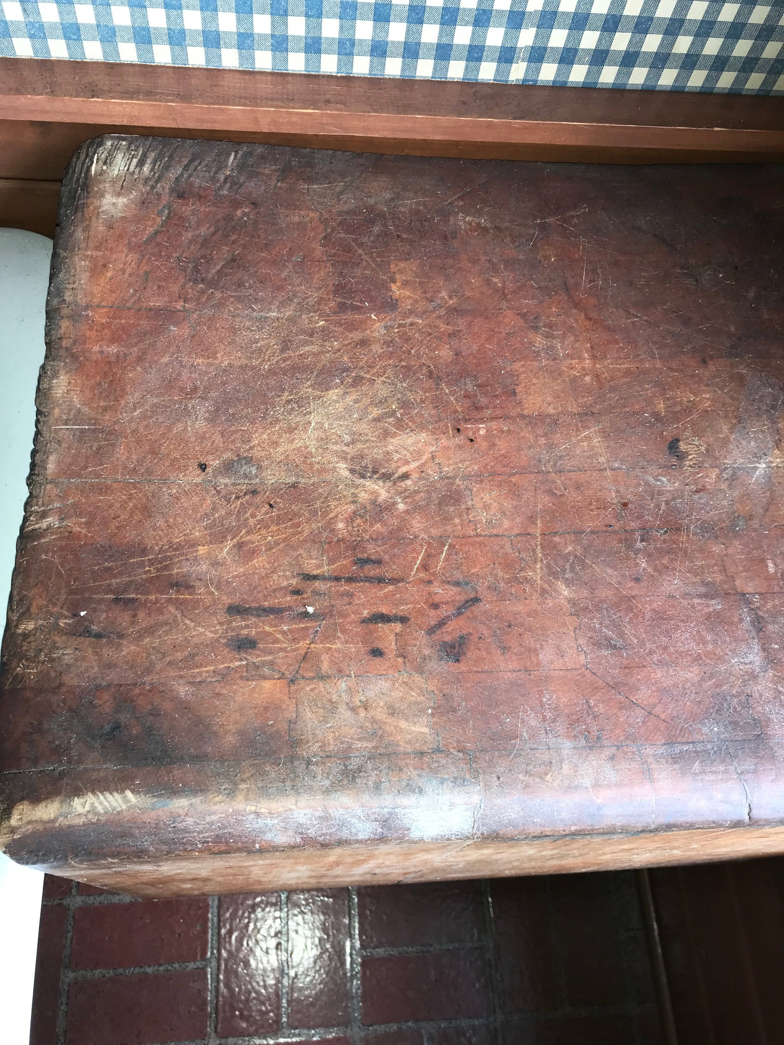 Vintage Butcher Block Table - 4