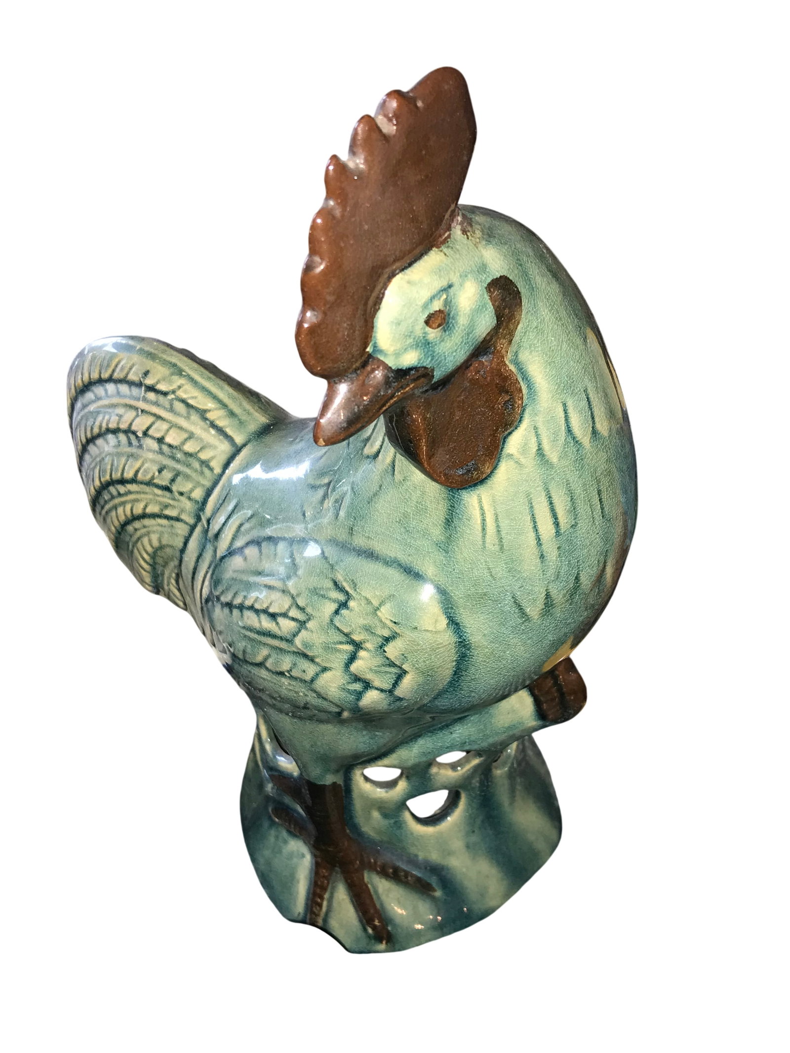 Green Pattern Stoneware Dinnerware and Serving Pieces - 8