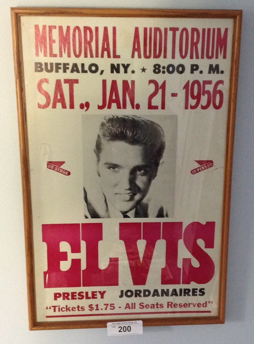 Elvis Poster: W-15 H-22.5
