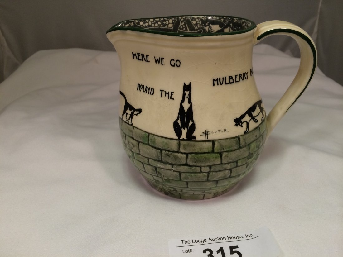 Royal Doulton Black Cat - Around the Mulberry: N/A