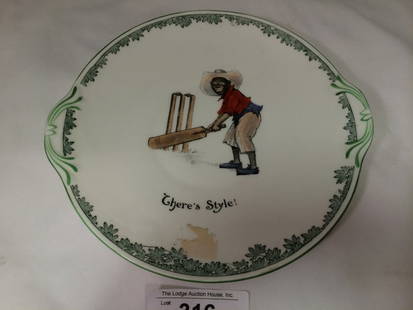 Royal Doulton Sambo Plate - There's Style: N/A