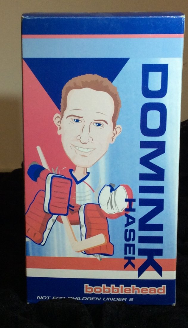 Dominik Hasek Czech Republic autographed bobble head by: N/A