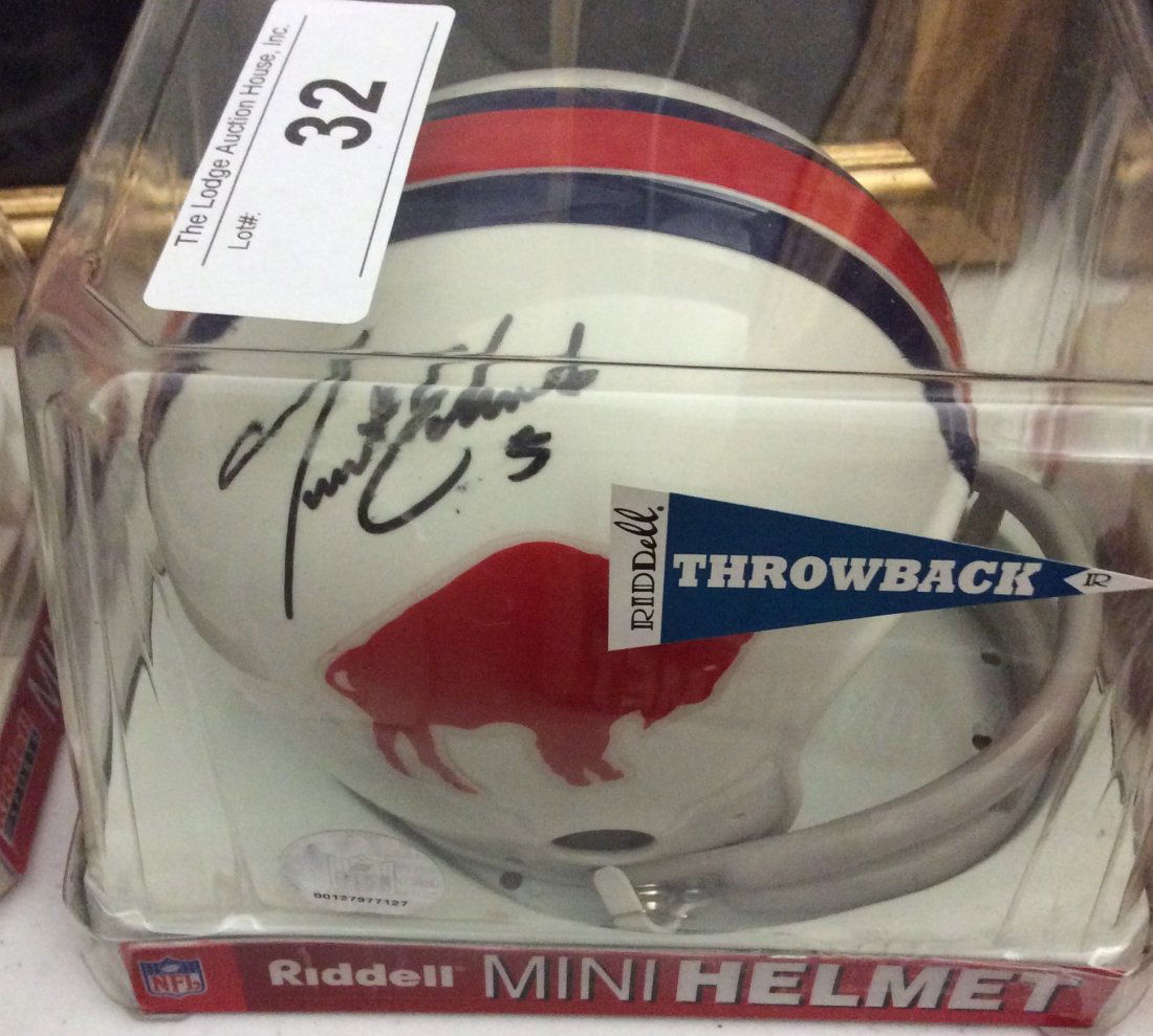 Trent Edwards autographed Buffalo mini helmet (1 of 1)