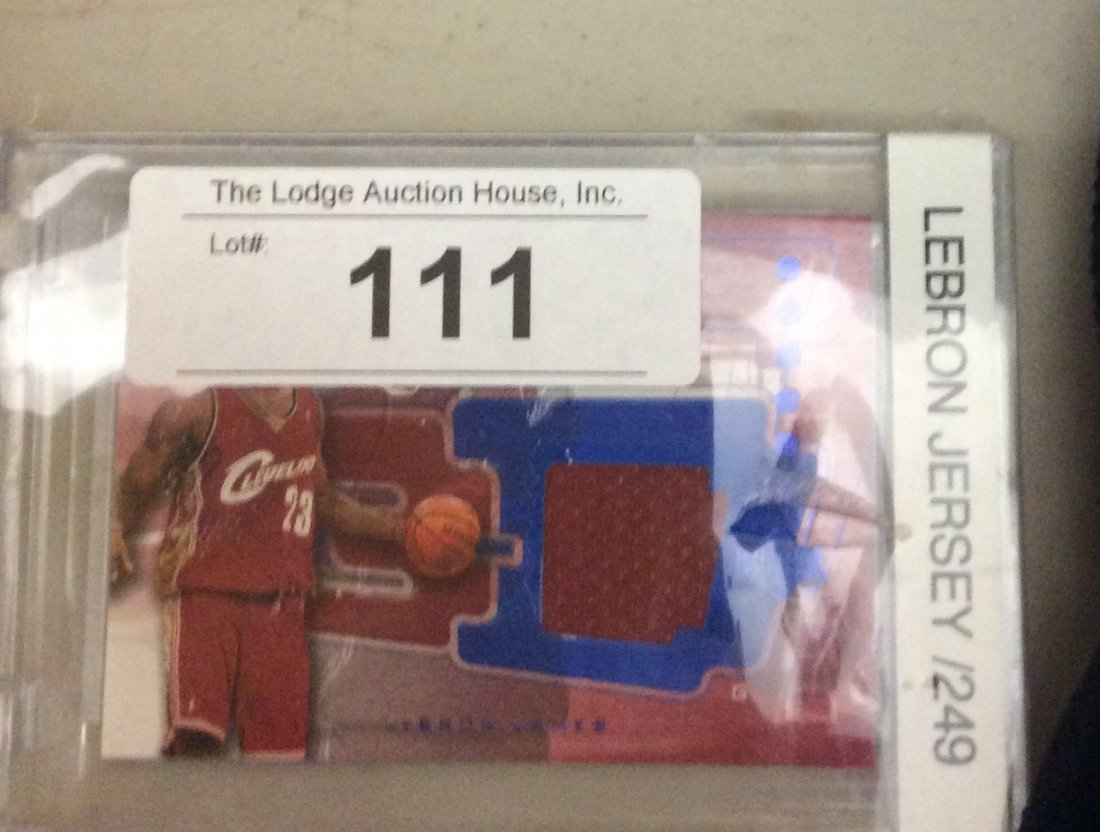 Lebron James jersey card/249 (1 of 1)