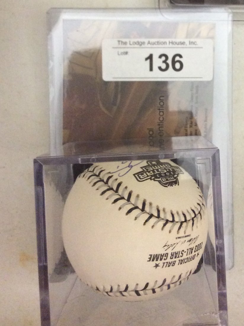 Barry Bonds autographed All Star ball (1 of 2)