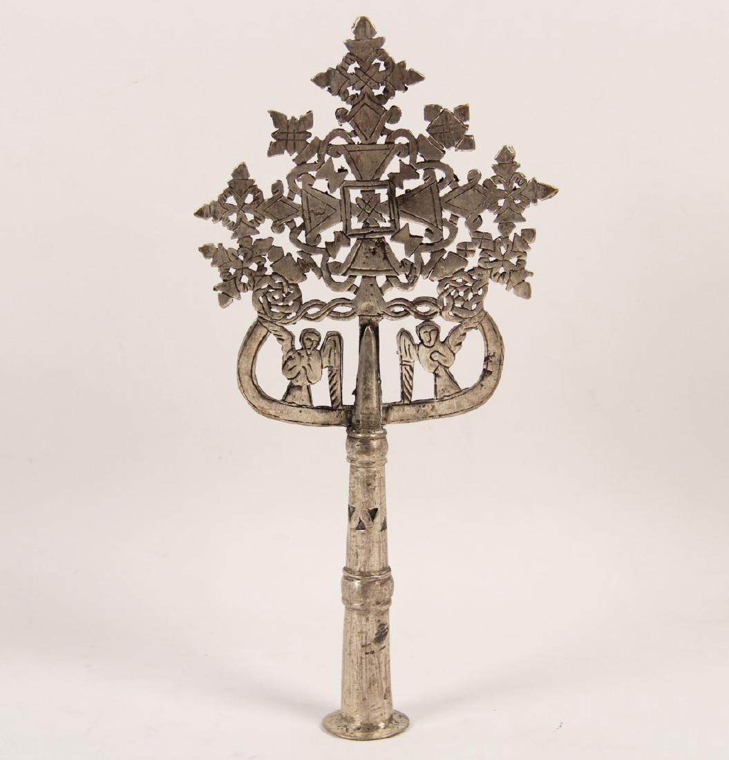 EUROPEAN SILVER PROCESSIONAL CROSS (1 of 3)
