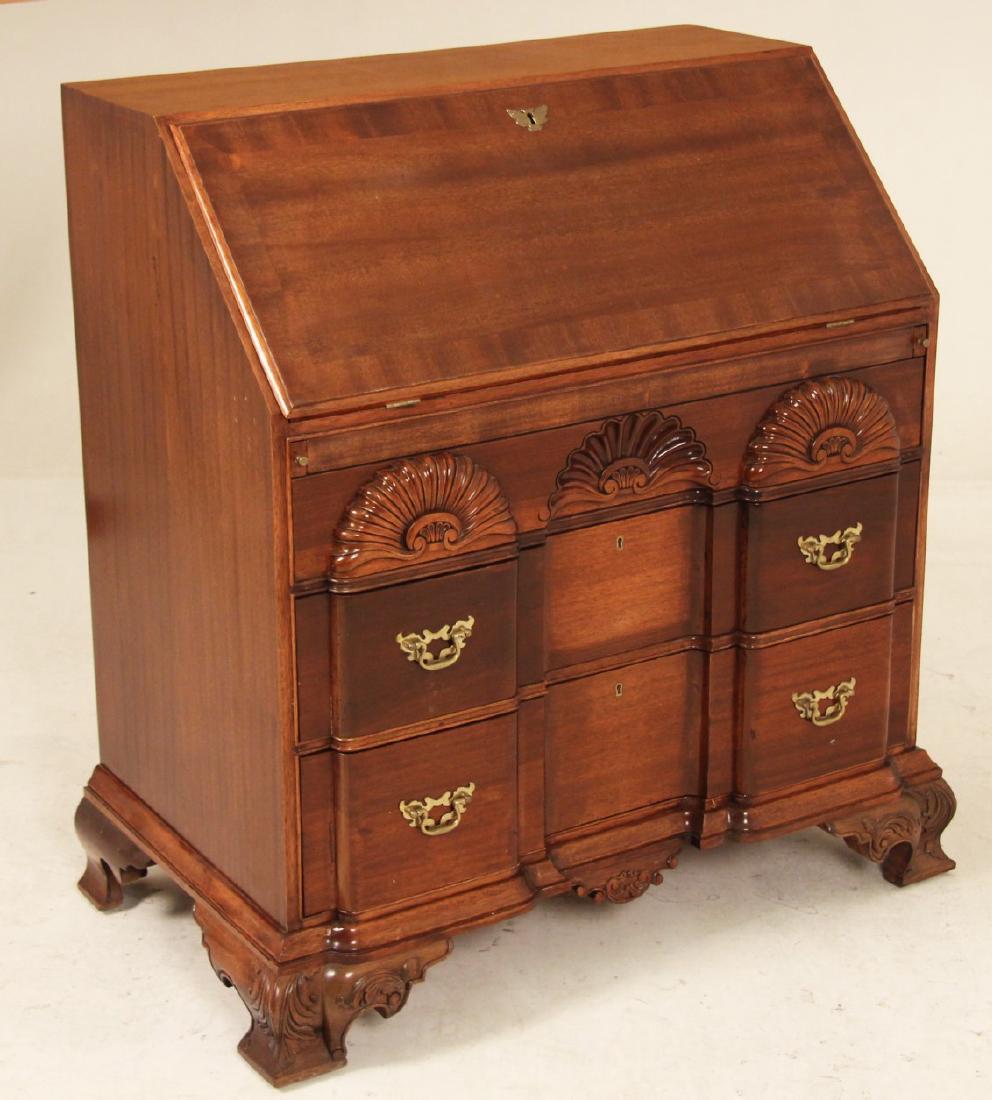 AMERICAN MAHOGANY BLOCKFRONT BUREAU (1 of 2)