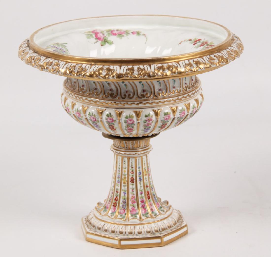 SIGNED SEVRES PORCELAIN FOOTED COMPOTE (1 of 3)