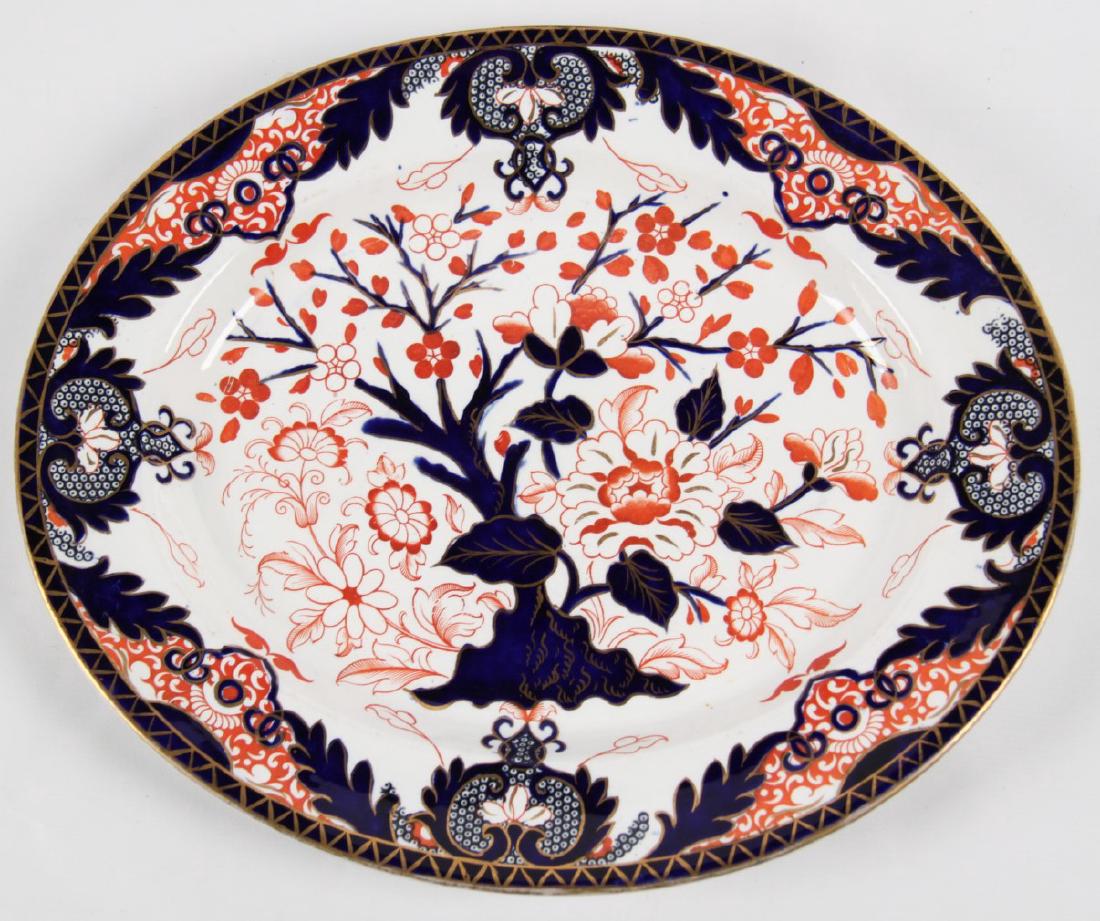 Large Early Derby Porcelain Meat Platter