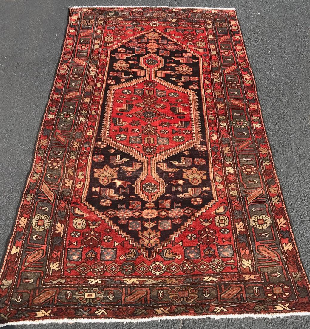 ORIENTAL RUG 4'4" X 7'4" ZANJON: ORIENTAL RUG 4'4" X 7'4" ZANJON