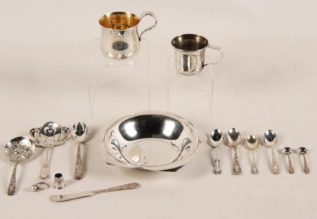 MISCELLANEOUS LOT OF STERLING INCLUDING TIFFANY (1 of 6)