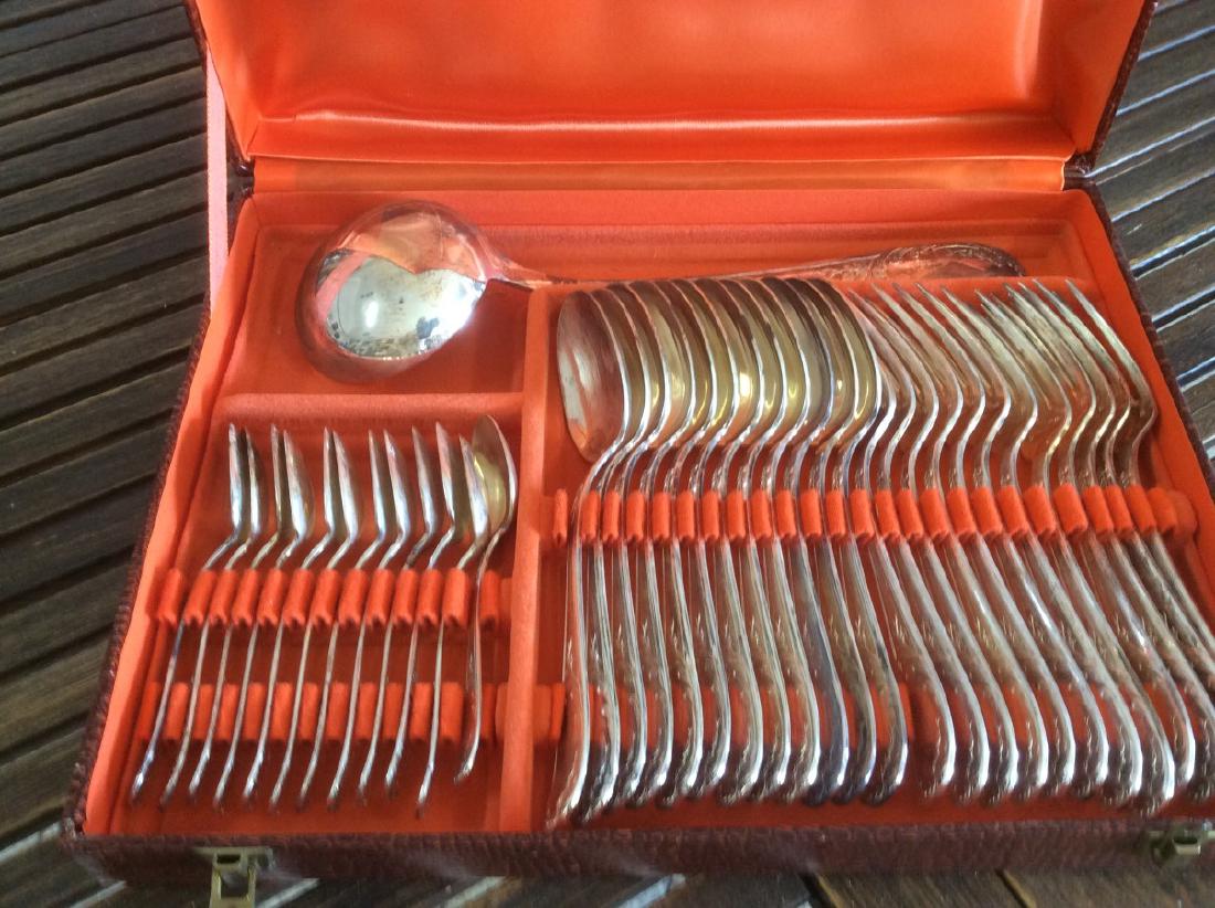 4 PIECE PLACE SETTING FOR 12 FRENCH SILVER FLATWARE SET (1 of 1)