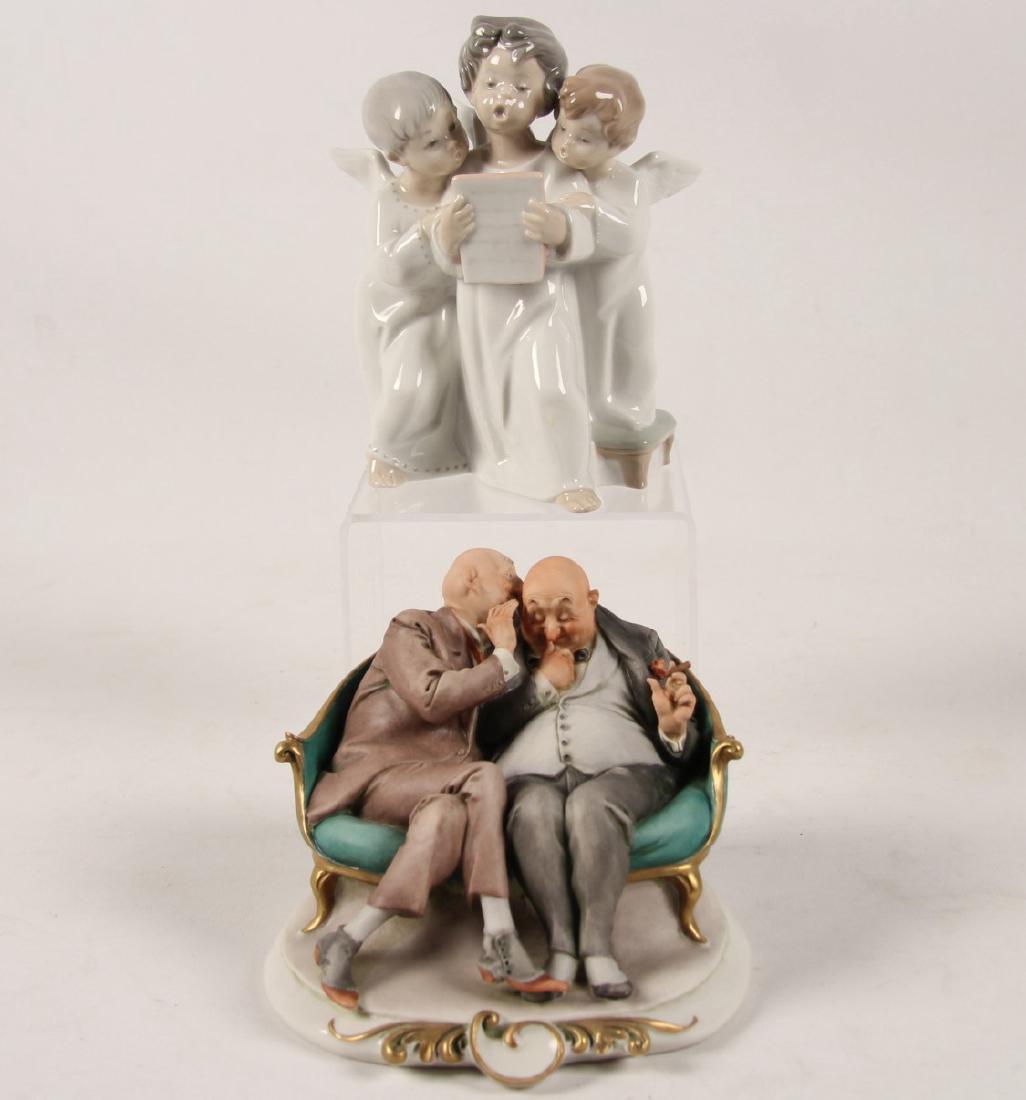 2 PIECE MISCELLANEOUS LOT OF PORCELAIN FIGURES (1 of 3)