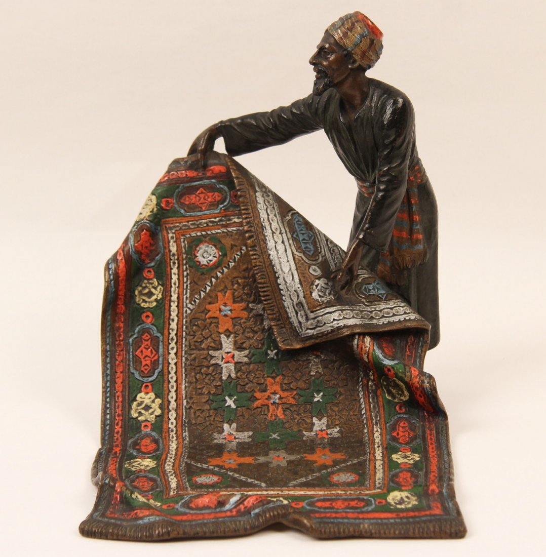 VIENNA COLD CAST BRONZE POLYCHROME FIGURE (1 of 5)