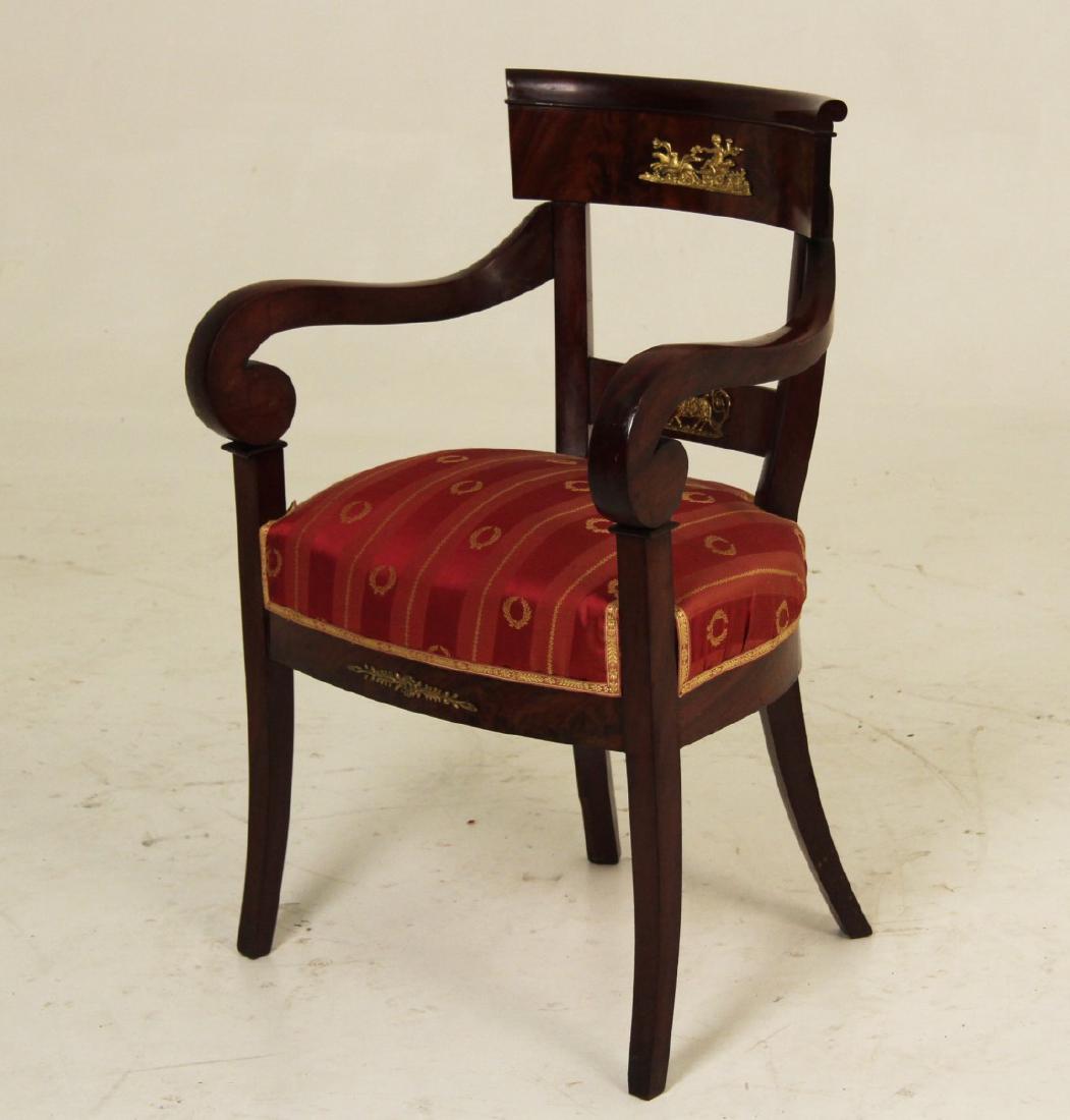FRENCH REGENCY STYLE ARM CHAIR (1 of 4)