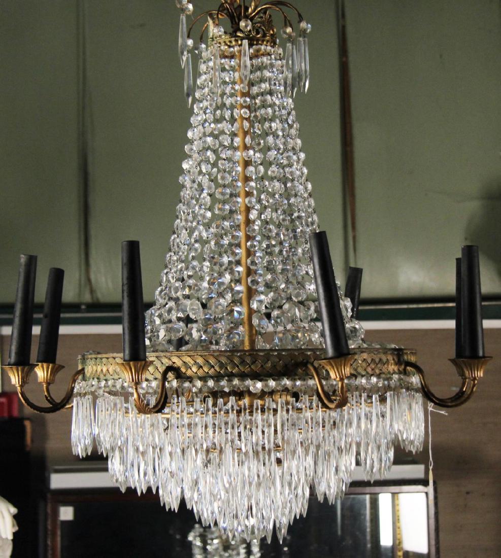 FRENCH GILT BRONZE CHANDELIER (1 of 1)