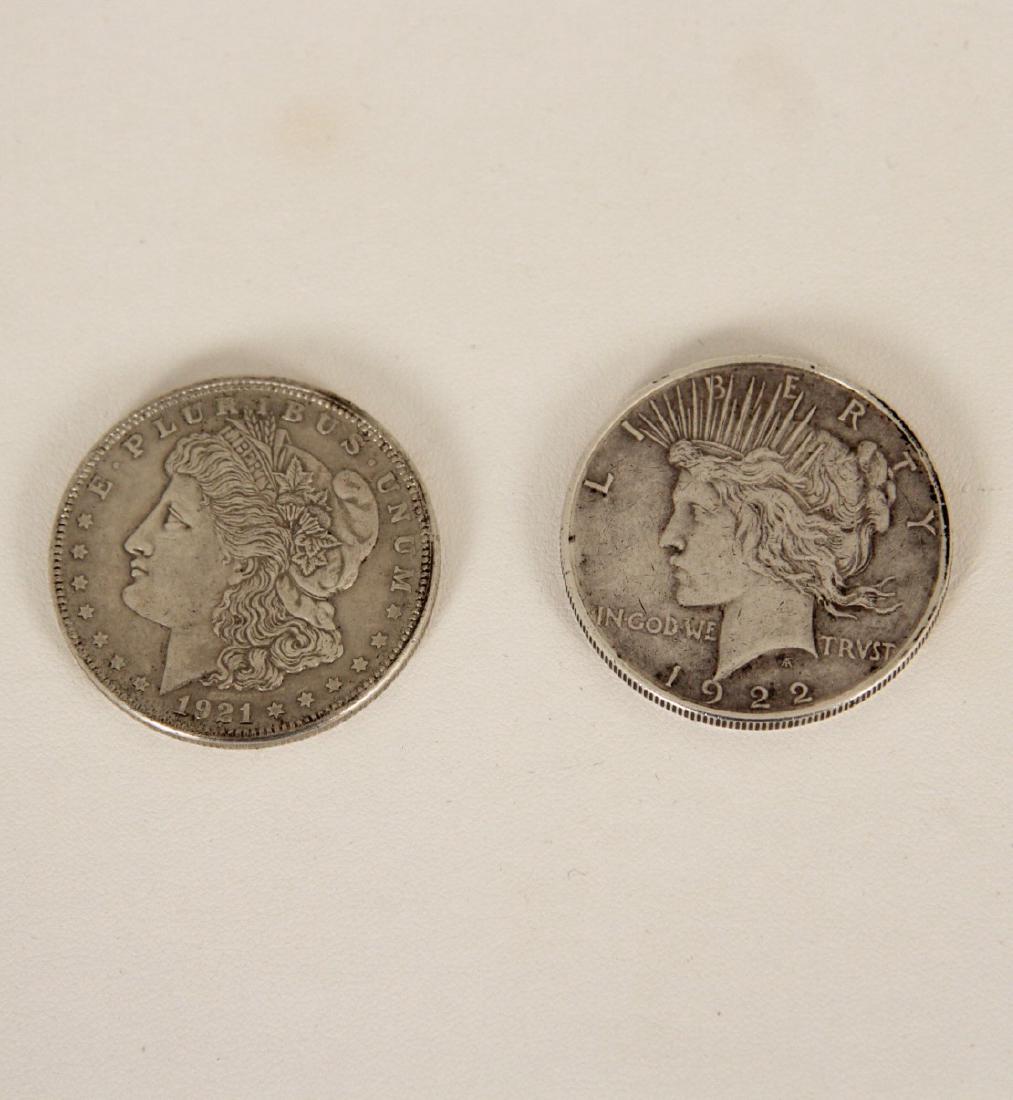TWO ESTATE HIGH GRADE AMERICAN SILVER DOLLARS (1 of 2)