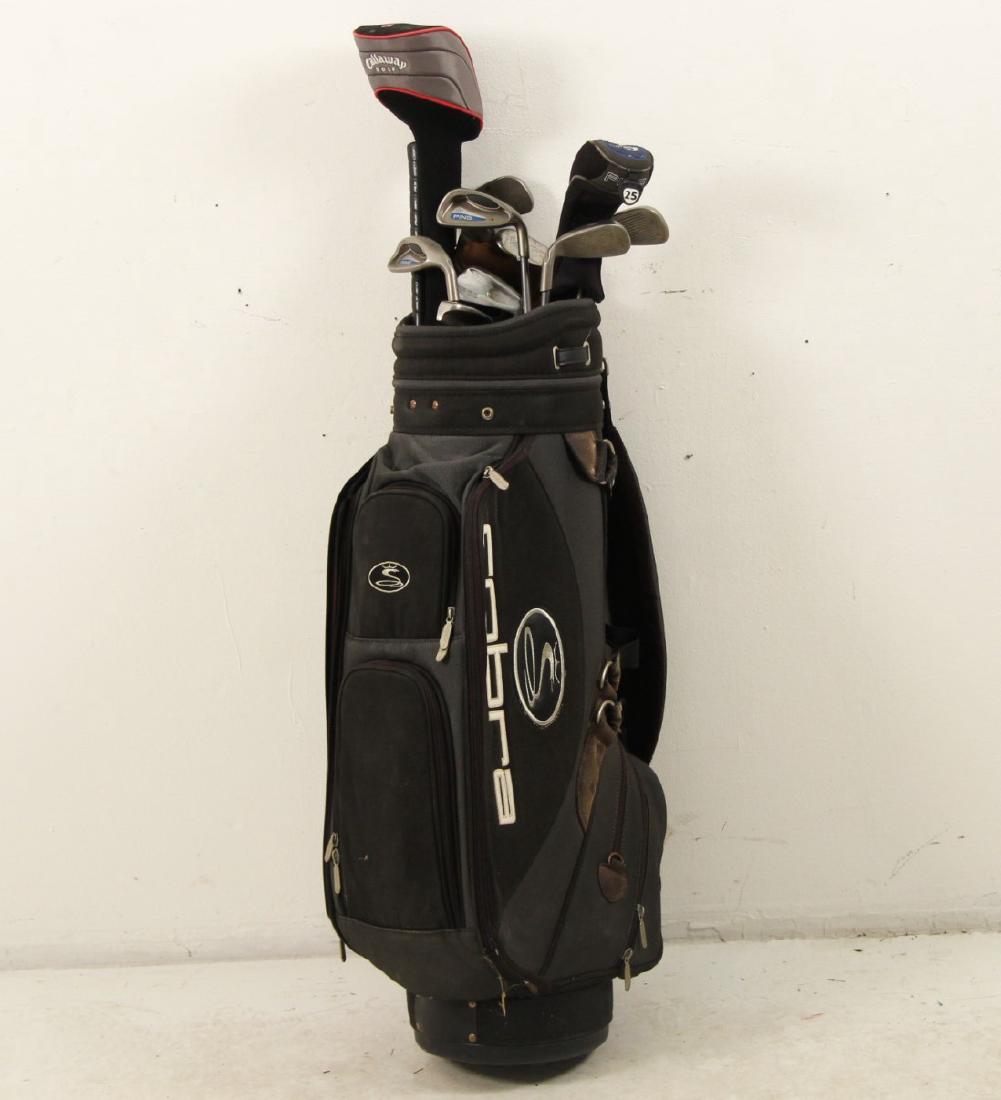 MISCELLANEOUS LOT OF GOLF EQUIPMENT: MISCELLANEOUS LOT OF GOLF EQUIPMENT