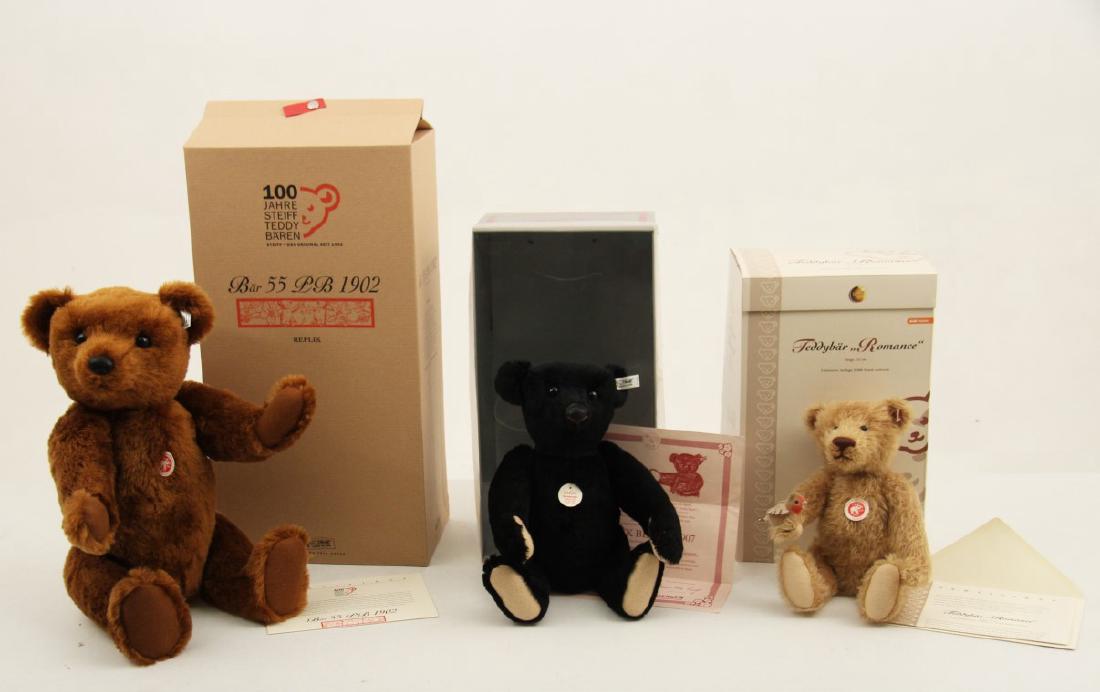 GROUP OF 3 LIMITED EDITION STEIFF TEDDY  BEARS (1 of 4)