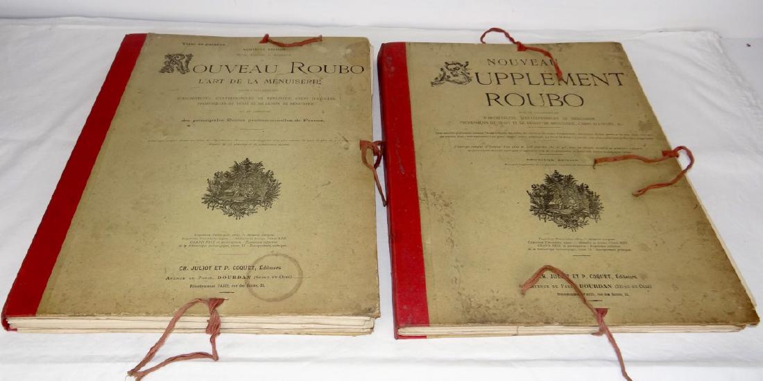 2 FRENCH PORTFOLIOS OF ARCHITECTURAL DRAWINGS (1 of 9)