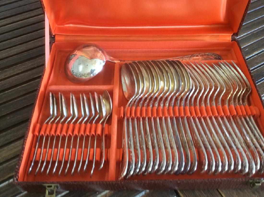 4 PIECE PLACE SETTING FOR 12 FRENCH SILVER FLATWARE SET (1 of 1)