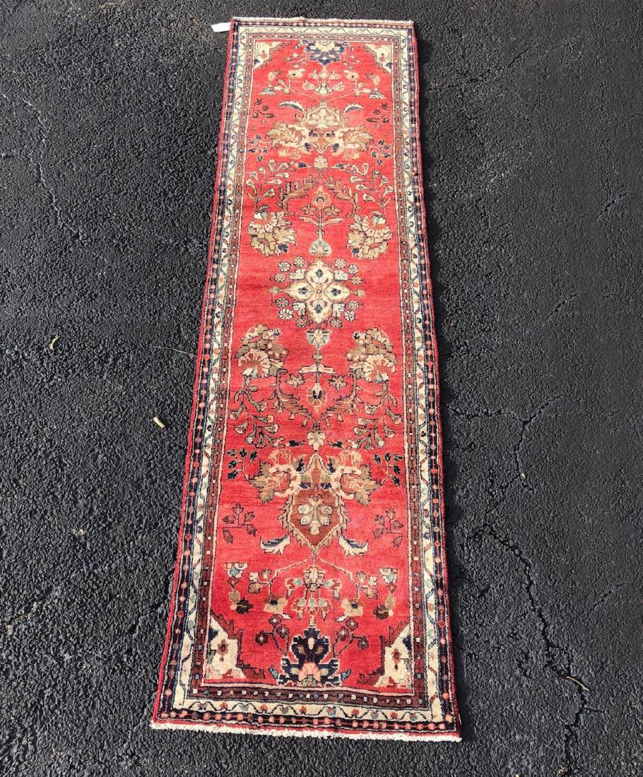 ORIENTAL RUG 2'8" X 9'10" HAMEDAN: ORIENTAL RUG 2'8" X 9'10" HAMEDAN