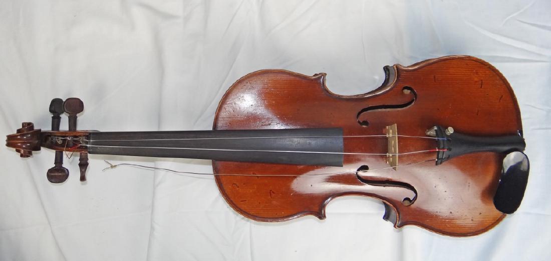 EUROPEAN MAPLE FIDDLE BACK VIOLIN WITH CASE (1 of 10)