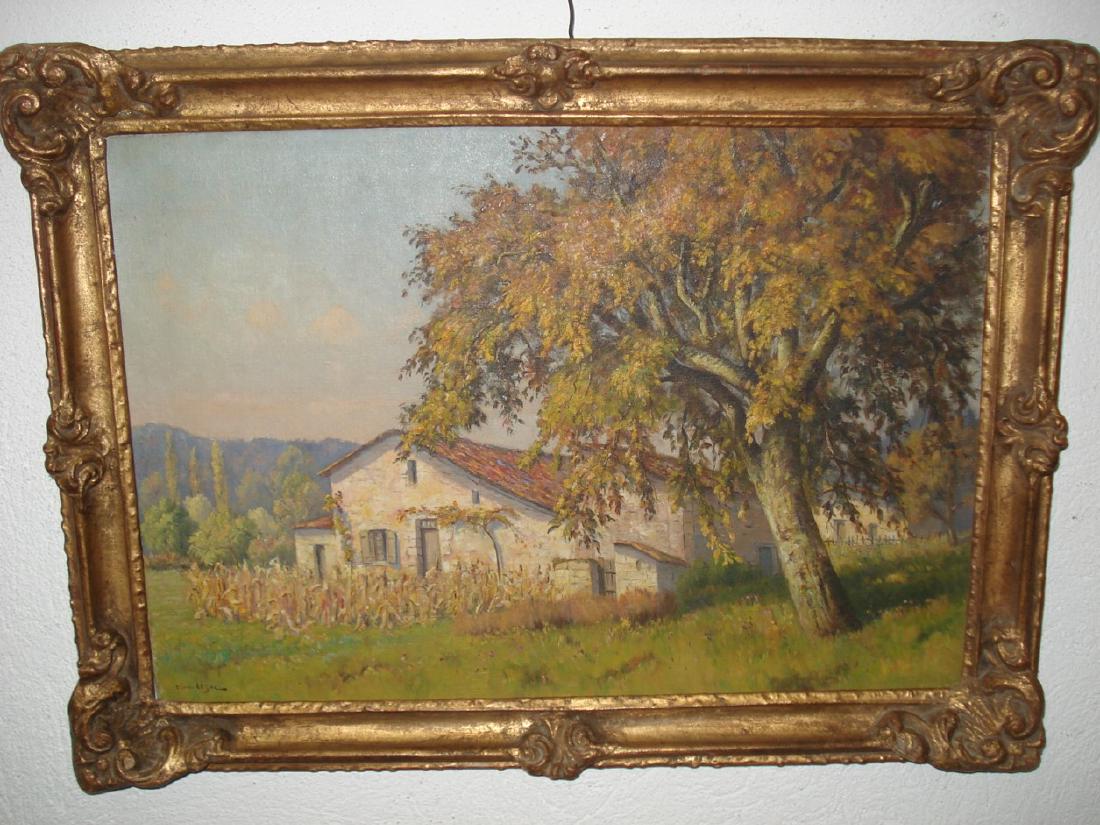 CEZAC, PROVINCIAL O/C LANDSCAPE PAINTING (1 of 3)