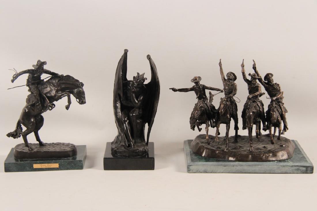 GROUP OF 3 MISC. TABLE BRONZES (1 of 7)