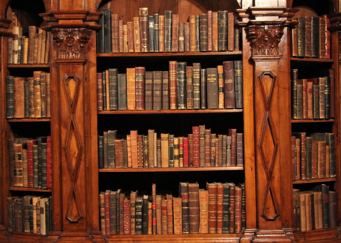 MISC. LOT OF 166 LEATHER BOUND BOOKS (1 of 11)