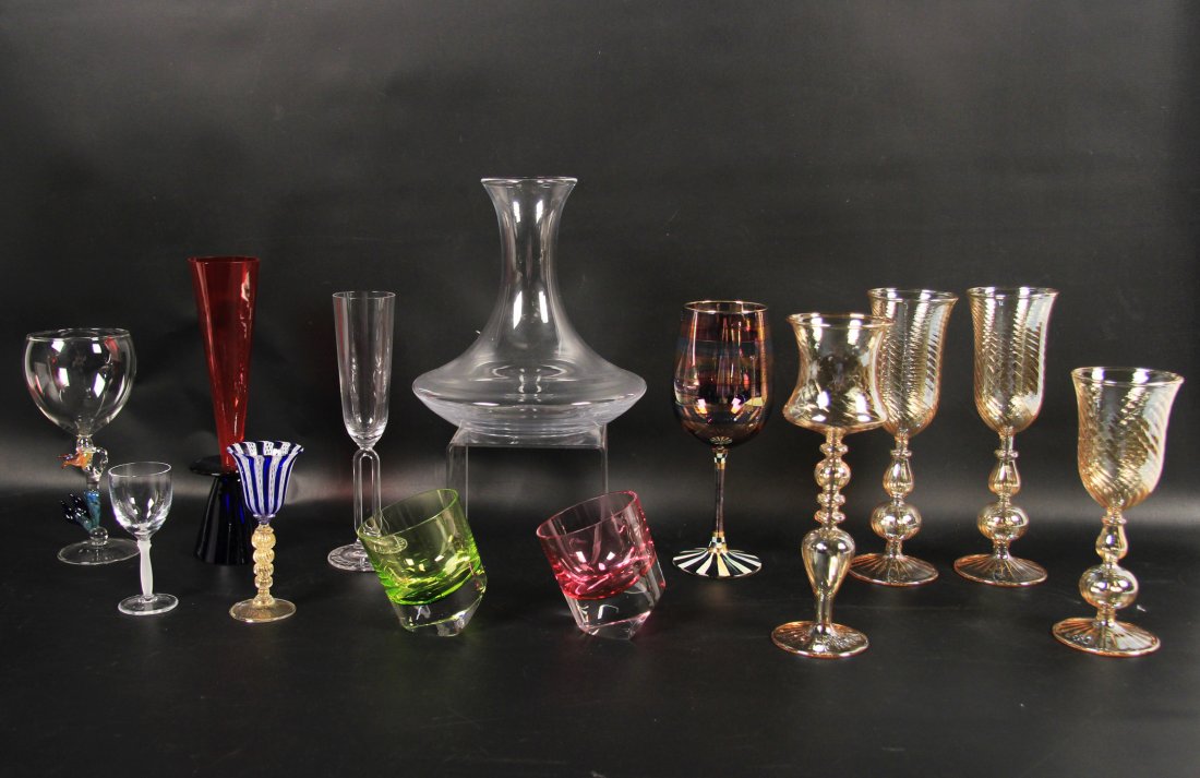 13 PIECE MISCELLANEOUS LOT OF GLASS (1 of 7)