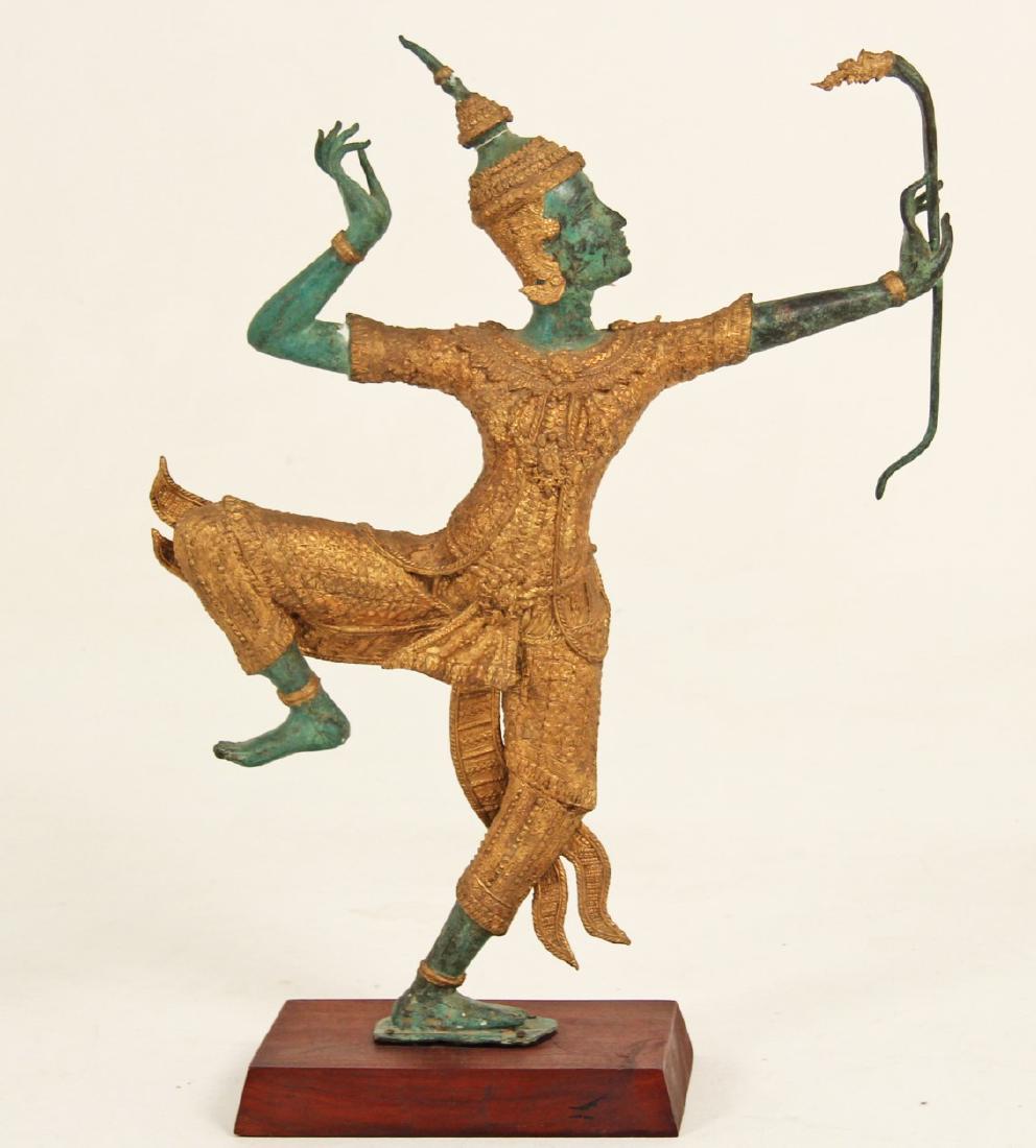 SOUTHEST ASIAN BRONZE DEPICTING "RAMA" (1 of 4)