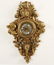 FINE OPEN WORK FRENCH DORE BRONZE CARTEL CLOCK