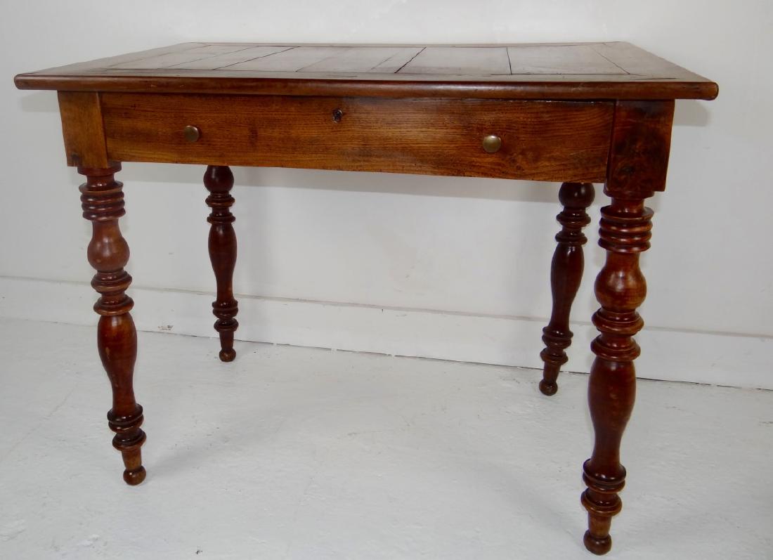 PROVINCIAL CHERRY ONE DRAWER WRITING TABLE (1 of 6)