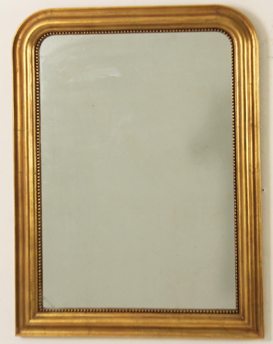 FRENCH LOUIS PHILIPPE STYLE GILTWOOD MIRROR (1 of 1)