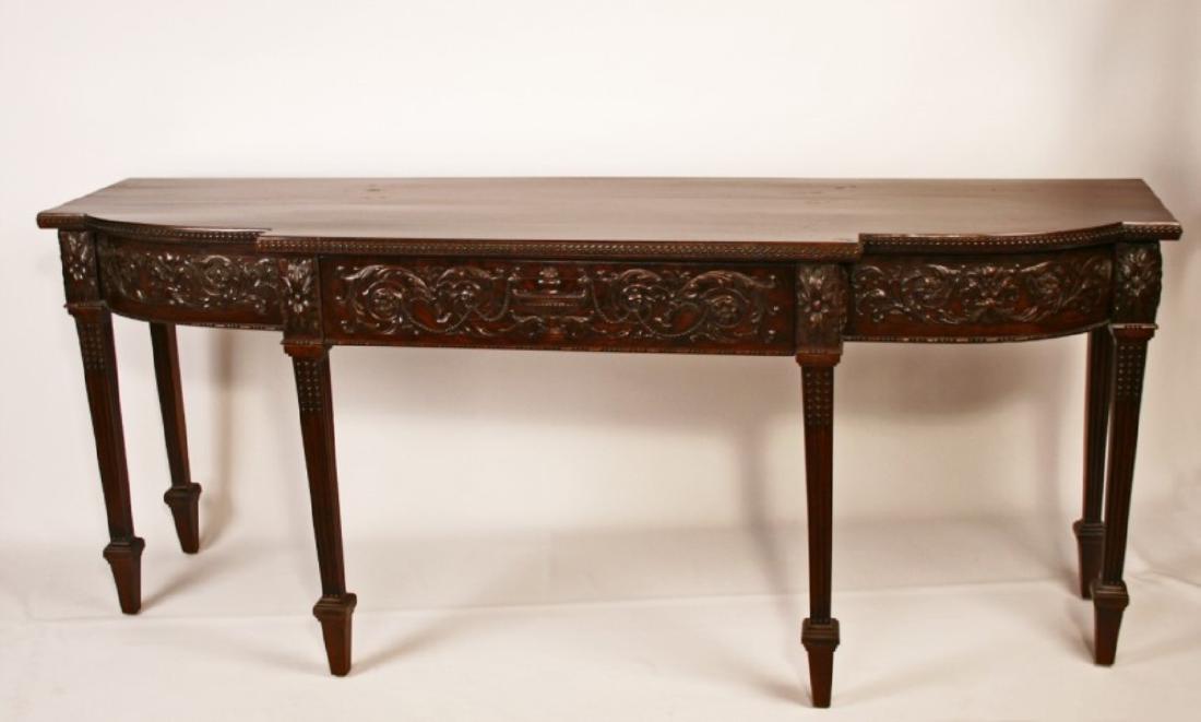 19TH C. ADAMS CARVED MAHOGANY SERVING BOARD (1 of 3)