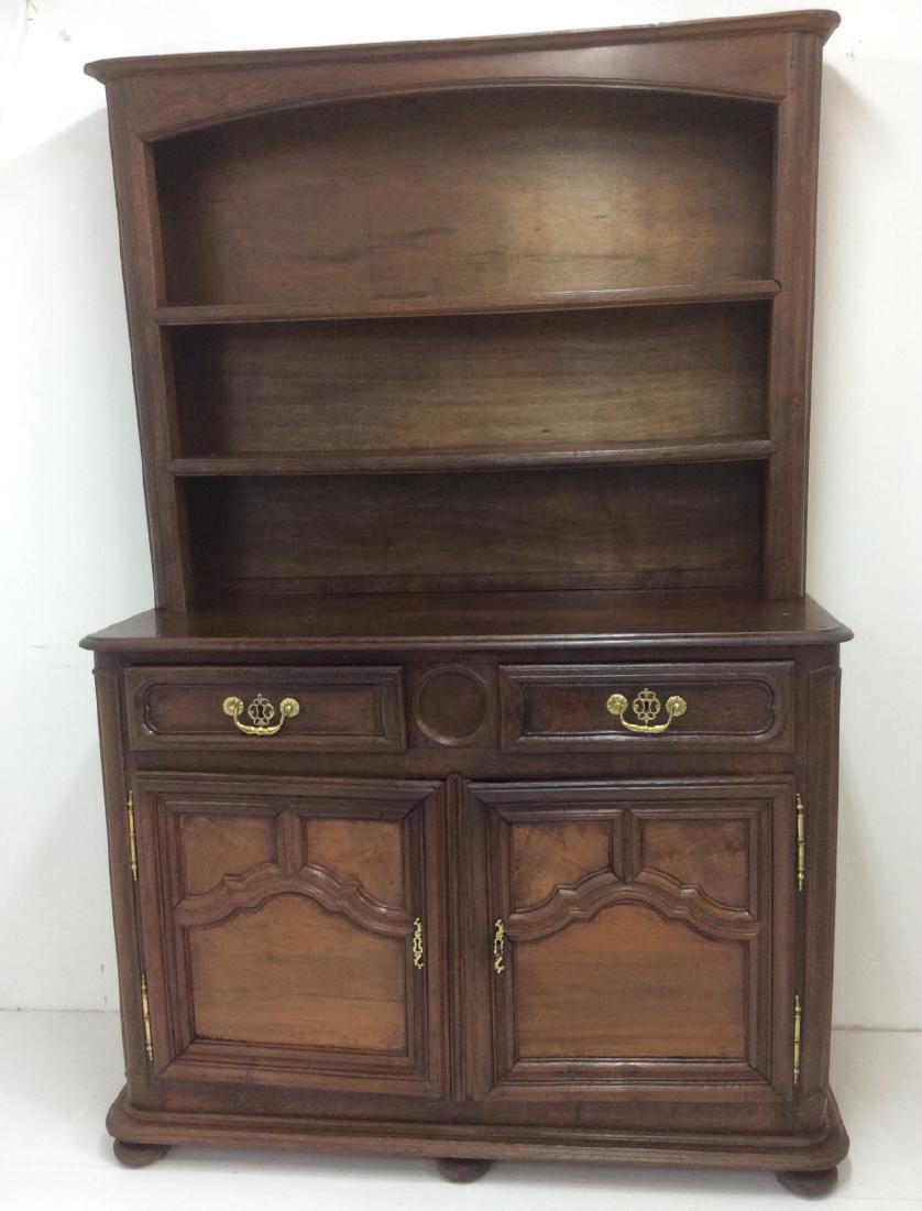 19TH C. FRENCH WALNUT VAISSELIER (1 of 6)