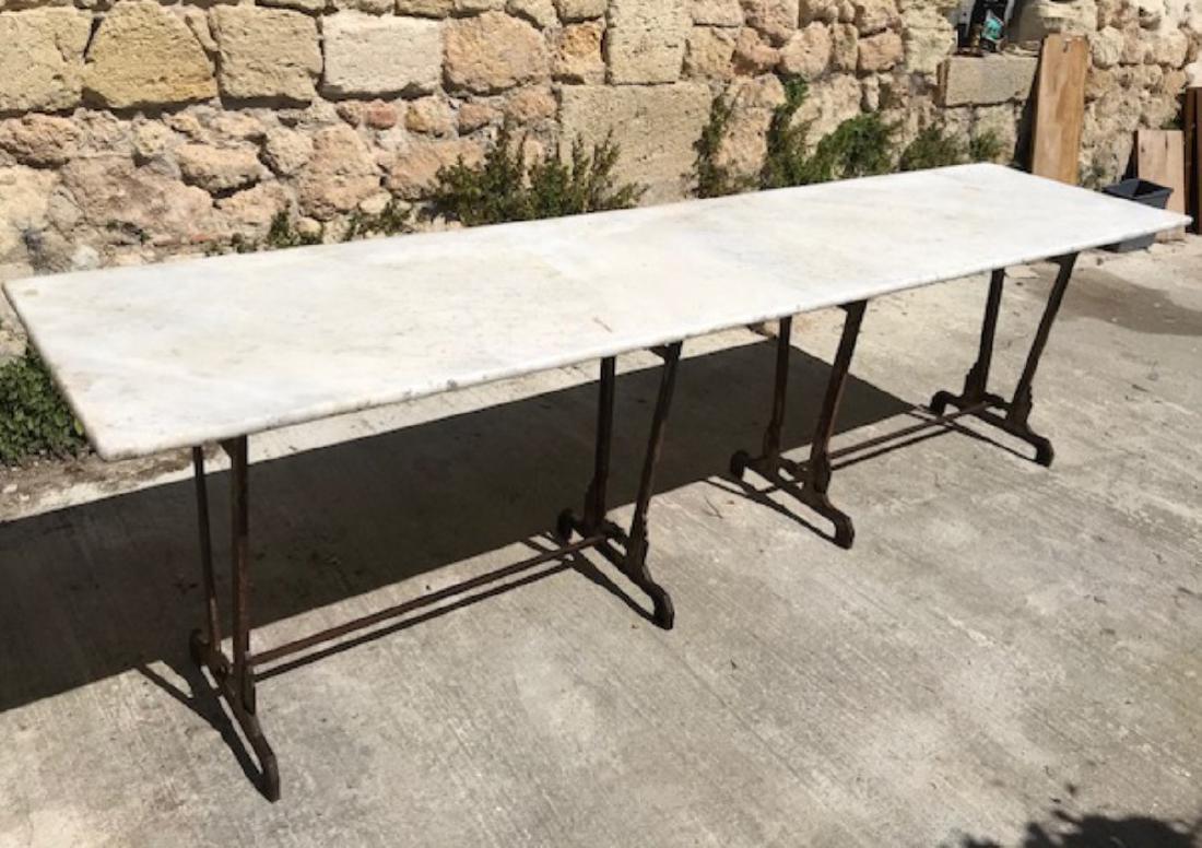 FRENCH MARBLE TOP PASTRY TABLE (1 of 5)