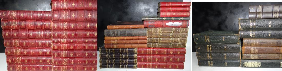 GROUP OF 49 MISC. LEATHER BOUND BOOKS (1 of 10)