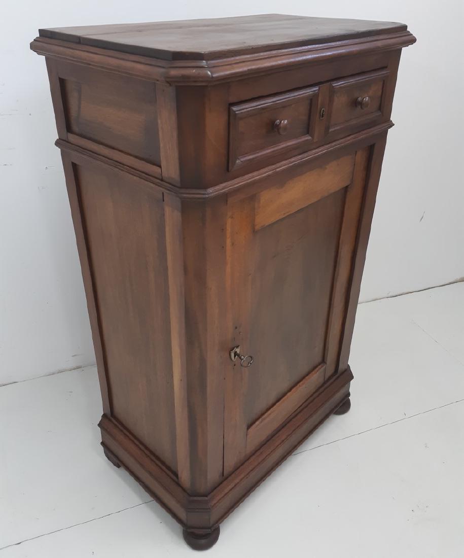 PROVINCIAL FRENCH WALNUT CONFITURIER (JAM CUPBOARD) (1 of 3)