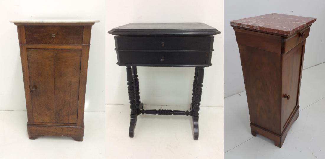 3 PC. MISC. LOT OF FRENCH FURNITURE (1 of 10)