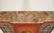 ENGLISH MARBLE TOP BREAKFRONT VITRINE CABINET - 3