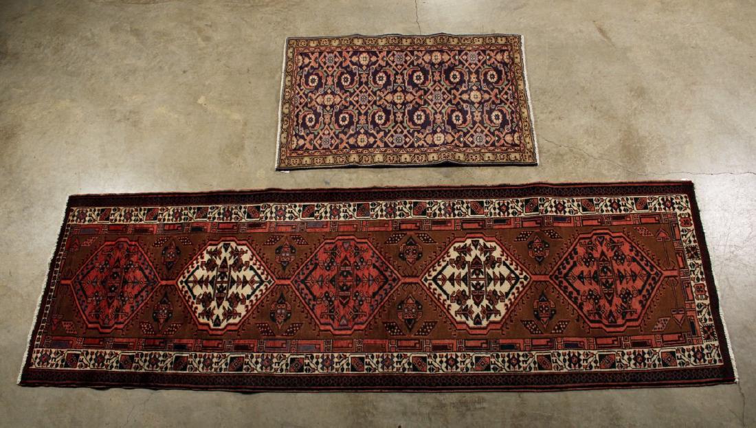 TWO MISCELLANEOUS ORIENTAL RUGS (1 of 3)