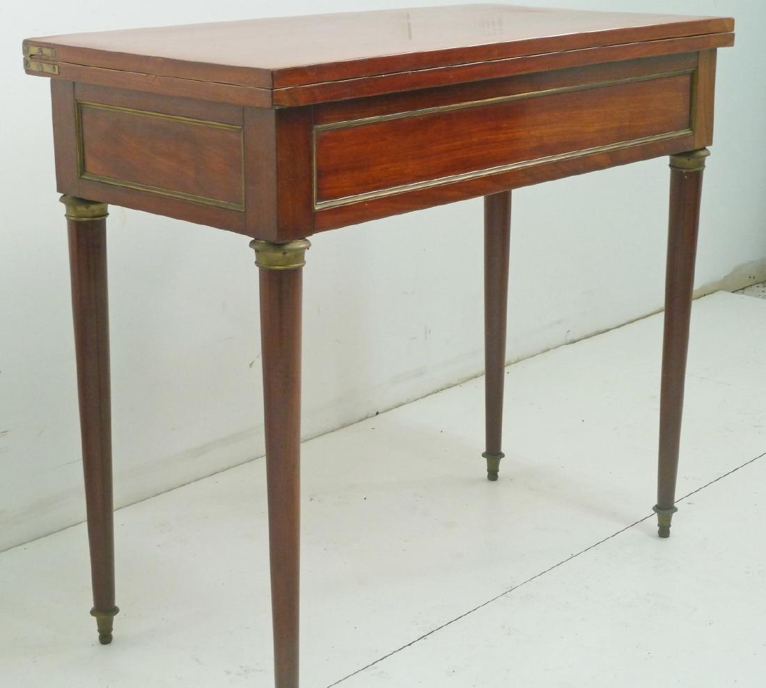 FRENCH TRANSITION MAHOGANY GAMES TABLE (1 of 3)