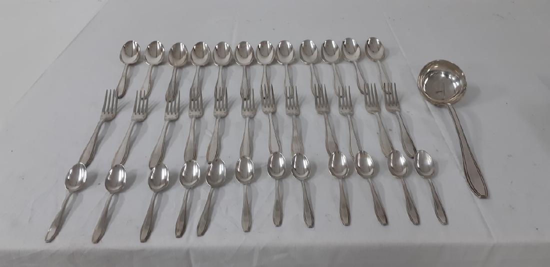 37 PCS. OF FRENCH SILVER BY ALFENIDE WITH CASE (1 of 4)