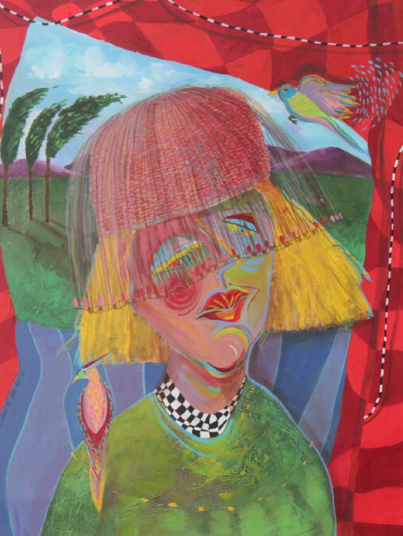 FRAMED CAROL BROOKC MIXED MEDIA (1 of 3)