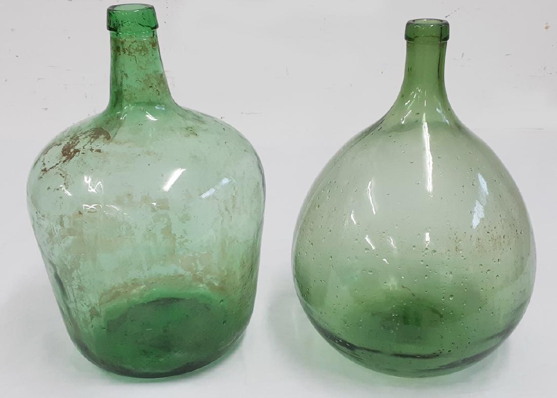 2 LARGE HANDBLOWN GLASS VESSELS (1 of 1)