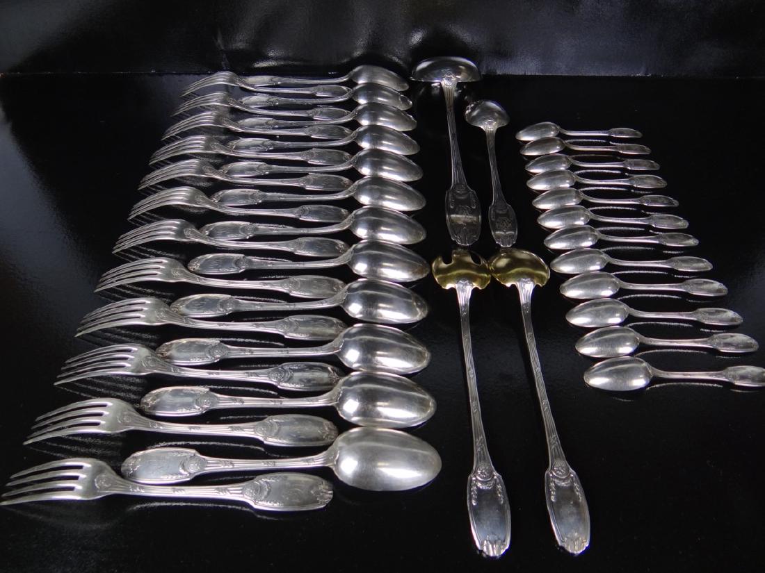 40 PC. SET OF CHRISTOLFE SILVER PLATED FLATWARE (1 of 6)